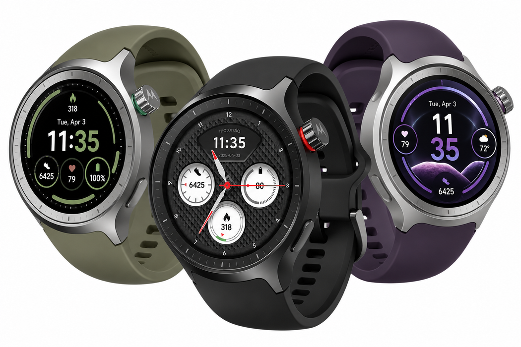 Moto Watch OLED 2026 (47mm) 1.43" GPS, Polar Fitness, Bluetooth XT2547