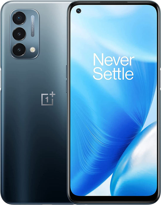 OnePlus Nord N200 (64 GB, 4 GB) 6,49", Snapdragon 480, Global 4G LTE GSM desbloqueado (en buenas condiciones, reacondicionado, Midnight Frost)