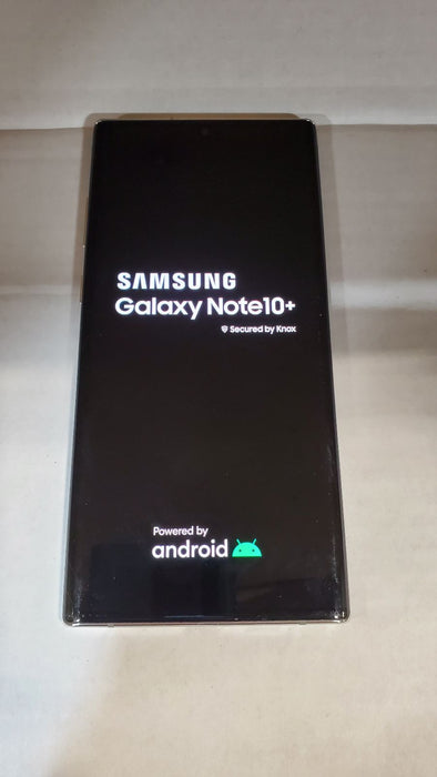 Samsung Galaxy Note 10+ (256GB,12GB) 6.8" FULLY Unlocked Global LTE N975U1 (Acceptable - Refurbished, Aura Glow Silver)