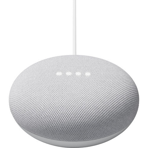 Google Nest Mini (2020) con asistente de voz Home Mini Speaker, garantía de EE. UU. (tiza) (negro)