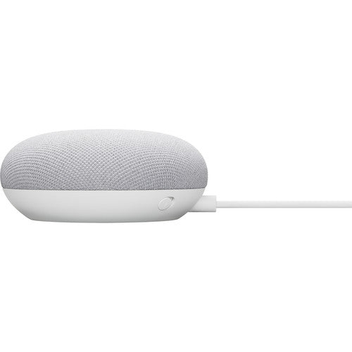 Google Nest Mini (2020) con asistente de voz Home Mini Speaker, garantía de EE. UU. (tiza) (negro)