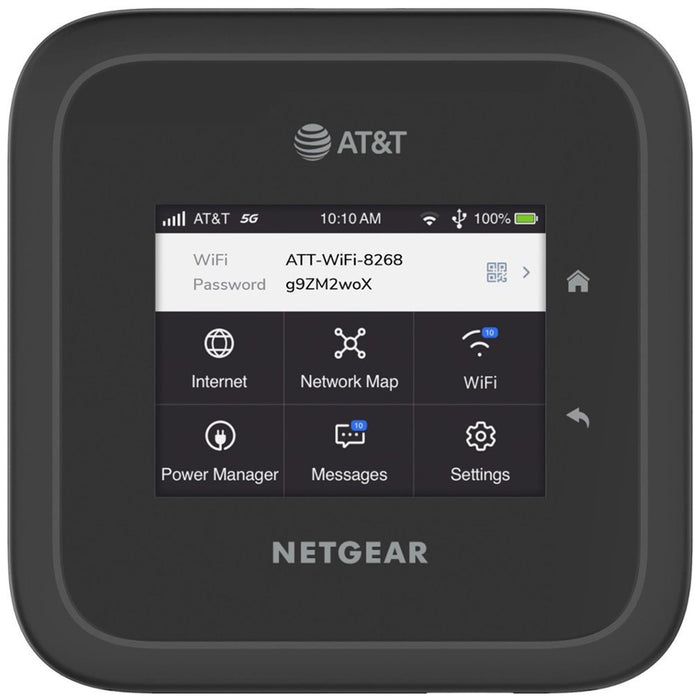 Netgear Nighthawk MR6500 M6 Pro 5G Mobile Hotspot Router, AT&T Locked (Renewed | Like New, Black)