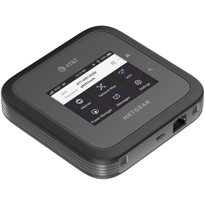 Netgear Nighthawk MR6500 M6 Pro 5G Mobile Hotspot Router, AT&T Locked (Renewed | Like New, Black)