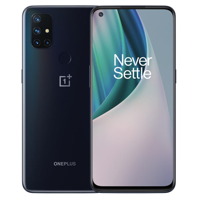 OnePlus Nord N10 5G (128 GB, 6 GB) 6,49" Totalmente desbloqueado a nivel mundial GSM + Verizon US 5G (Excelente - Reacondicionado, Midnight Ice)