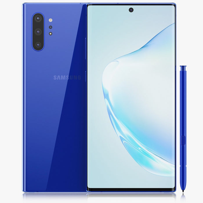 Samsung Galaxy Note 10+ (256GB,12GB) 6.8" FULLY Unlocked Global LTE N975U1 (Acceptable - Refurbished, Aura Blue)