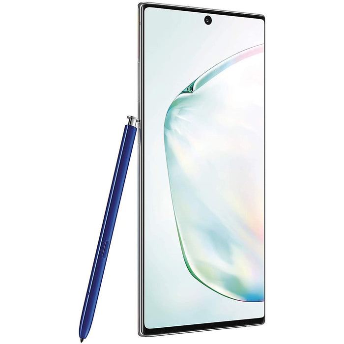 Samsung Galaxy Note 10+ (256 GB, 12 GB) 6.8" Para piezas: la placa está en buen estado N975U1 (solo para piezas/no funciona, Aura Glow Silver)