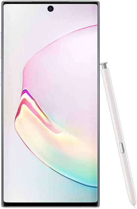 SAMSUNG Galaxy Note 10 (256GB, 8GB) 6.3" 4G LTE (GSM+CDMA Unlocked) N970U1 WHITE (Aura White)