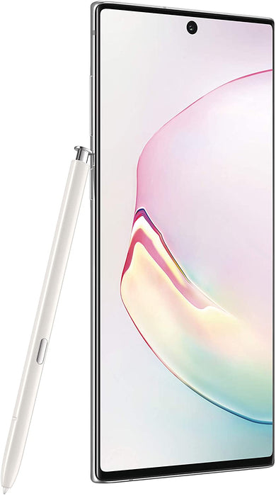 SAMSUNG Galaxy Note 10 (256GB, 8GB) 6.3" 4G LTE (GSM+CDMA Unlocked) N970U1 WHITE (Aura White)