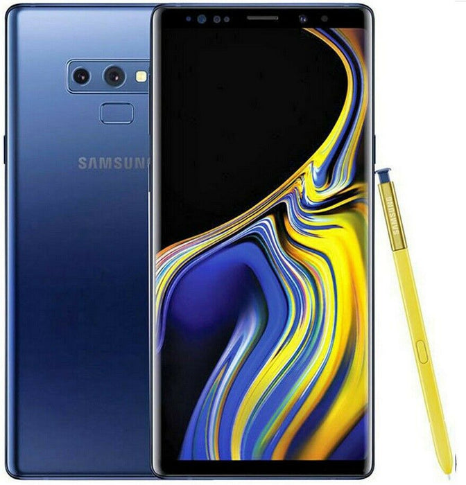 SAMSUNG Galaxy Note 9 (128 GB, 6 GB) 6.4" 4G LTE GSM Global Desbloqueado N9600 (Excelente - Reacondicionado, Azul)