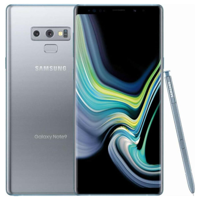 Samsung Galaxy Note 9 (128 GB, 6 GB) 6,4" 4G LTE (GSM + CDMA) Totalmente desbloqueado N960U (Aceptable - Reacondicionado, Plata nube)