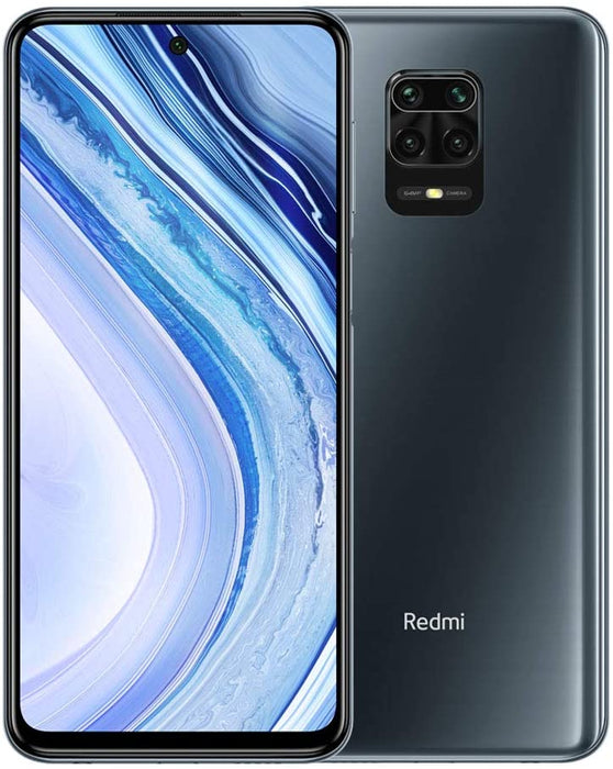 Xiaomi Redmi Note 9 Pro (128GB) 6.53" Dual SIM GSM Unlocked Global 4G LTE (Excellent - Refurbished, Interstellar Grey)