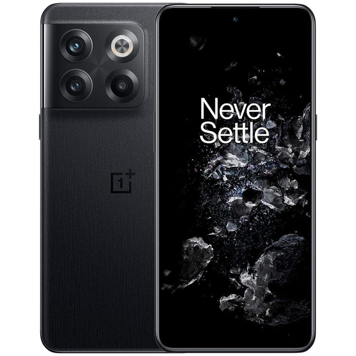 OnePlus 10T 5G (128 GB, 8 GB) 6,7", Global 5G / 4G LTE GSM + CDMA Totalmente desbloqueado (Excelente - Reacondicionado, Moonstone Black)