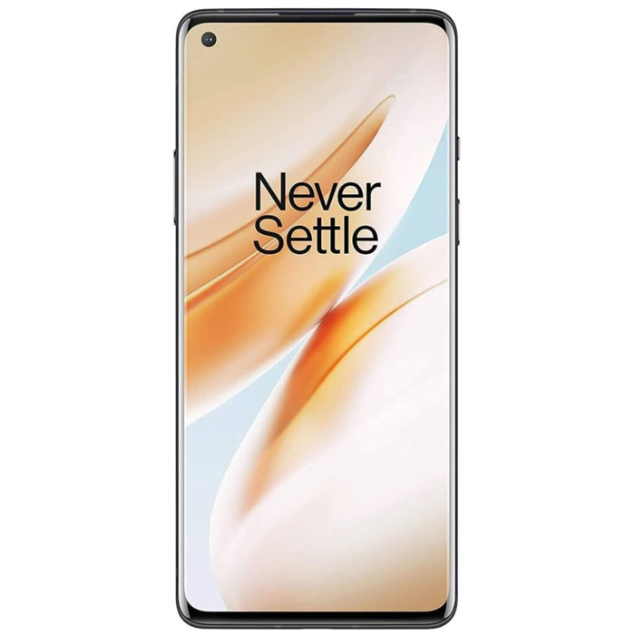 OnePlus 8 5G (128GB, 8GB) 6.55" T-Mobile Unlocked (GSM+ CDMA) Global 5G / 4G LTE (Excellent - Refurbished, Onyx Black)