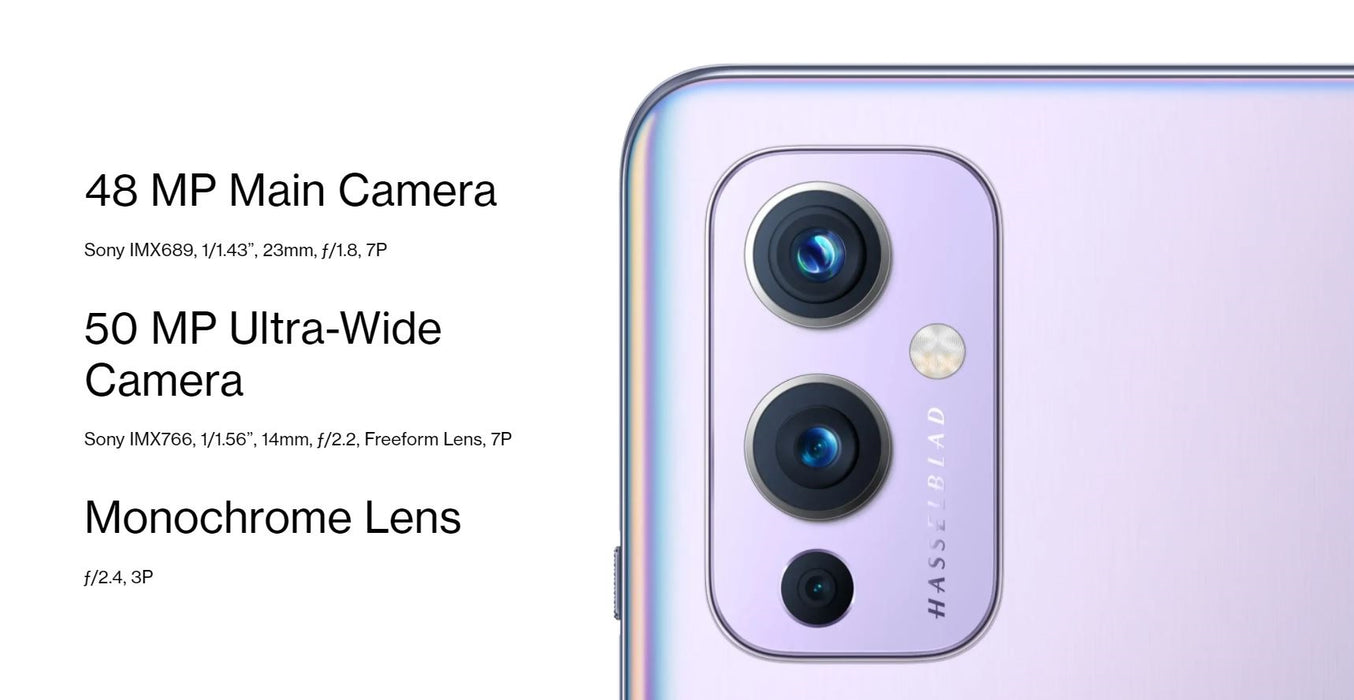 OnePlus 9 5G (128GB, 8GB) 6.55" Factory Unlocked (GSM+Verizon) Global 5G/4G LTE (Winter Mist)