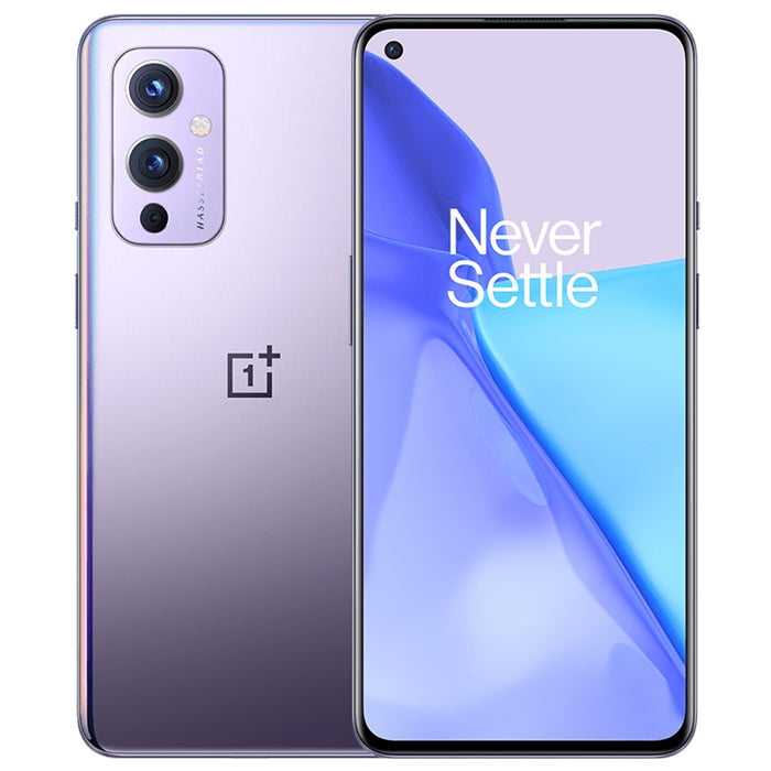 OnePlus 9 5G (128GB, 8GB) 6.55" Factory Unlocked (GSM+Verizon) Global 5G/4G LTE (Excellent - Refurbished, Winter Mist)