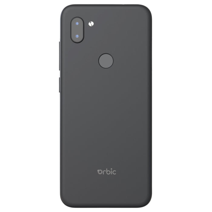 Orbic Fun 4G LTE (64GB, 4GB) 6" Fully Unlocked for US 4G VoLTE ORB609 (Black)