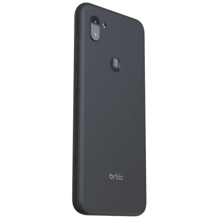 Orbic Fun 4G LTE (64GB, 4GB) 6" Fully Unlocked for US 4G VoLTE ORB609 (Renewed | Like New, Black)