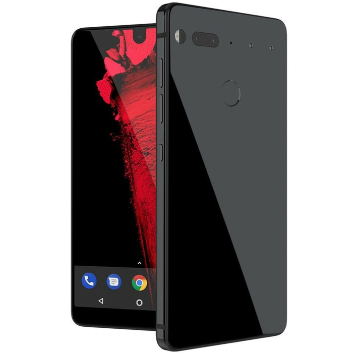 Essential Phone PH-1 (128GB, 4GB) 5.71" 4G LTE GSM + CDMA Factory Unlocked (Excellent - Refurbished, Black)