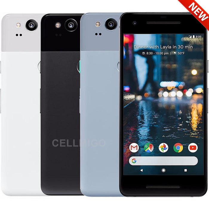 Google Pixel 2 (128GB, 4GB) 5.0" (GSM, Verizon, Global) 4G LTE Fully Unlocked