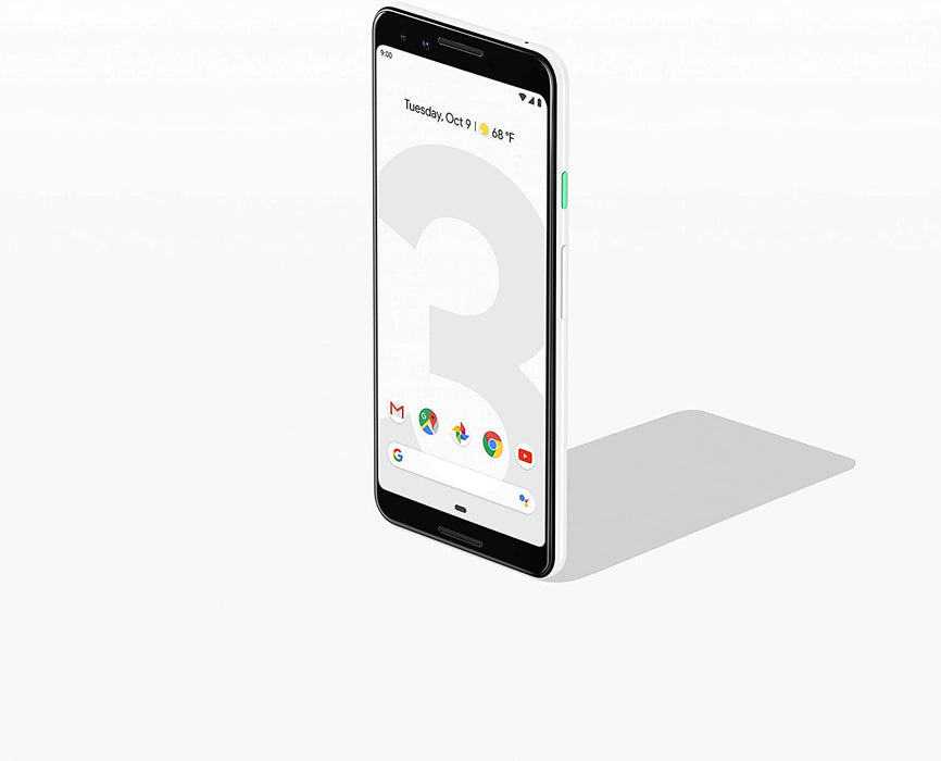 Google Pixel 3 (128 GB, 4 GB) 5.5" Snapdragon 845 GSM+CDMA Desbloqueado de fábrica (Bueno - Reacondicionado)