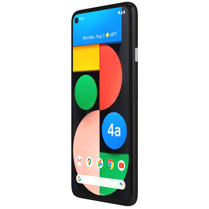 Google Pixel 4a 5G (128 GB, 6 GB) 6,2" (GSM + CDMA) 4G LTE desbloqueado - Modelo de EE. UU. (aceptable - reacondicionado, negro)