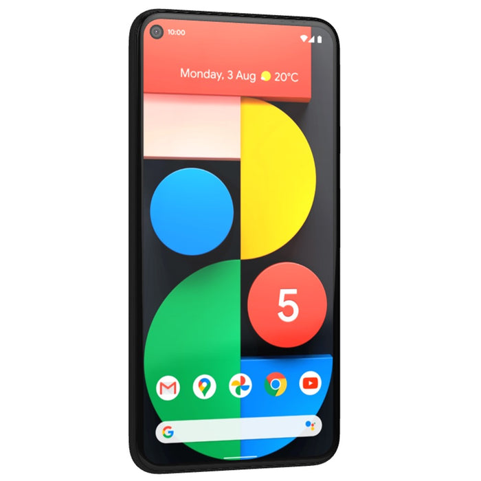 Google Pixel 5 con 5G (128 GB, 8 GB) 6.0" (completamente desbloqueado) 4G LTE - Modelo de EE. UU. (solo para piezas/no funciona, color negro)