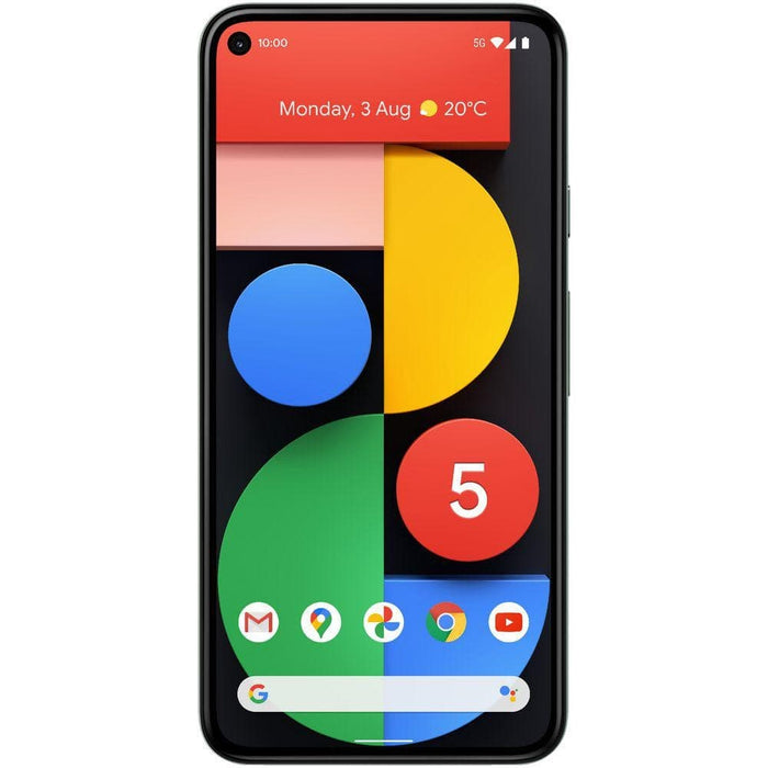 Google Pixel 5 con 5G (128 GB, 8 GB) 6.0" (completamente desbloqueado) 4G LTE - Modelo de EE. UU. (negro)