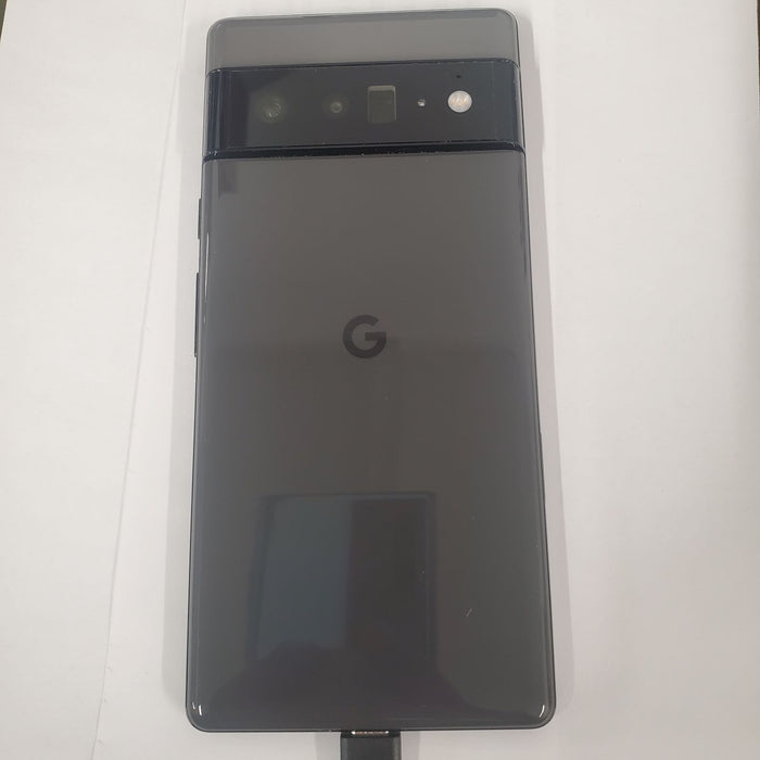 Google Pixel 6 Pro 5G (256 GB, 12 GB) 6,71" Totalmente desbloqueado (GSM + Verizon) G8VOU (Aceptable - Reacondicionado, Negro tormenta)