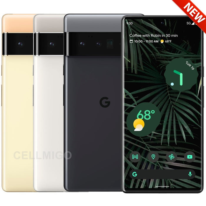 Google Pixel 6 Pro 5G (128 GB, 12 GB) 6,71" Totalmente desbloqueado (GSM + Verizon) G8VOU