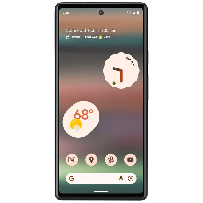 Google Pixel 6a 5G (128 GB, 6 GB) 6,1" (GSM + CDMA) 4G LTE desbloqueado - Modelo de EE. UU. (solo para piezas/no funciona, Sage)