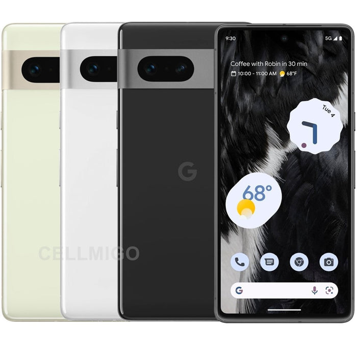 Google Pixel 7 5G (256 Go, 8 Go) 6,3" entièrement débloqué (GSM + Verizon) (Excellent - Remis à neuf)