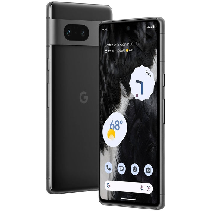 Google Pixel 7 5G (128 GB, 8 GB) 6.3" Totalmente desbloqueado (GSM + Verizon) PXYELLOWSPOT (Aceptable - Reacondicionado, Obsidian)