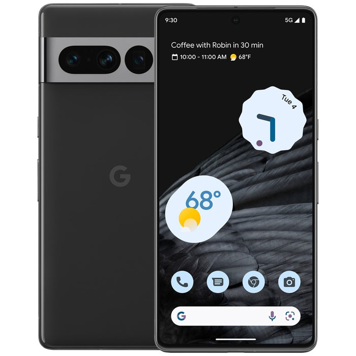 Google Pixel 7 Pro 5G (128 GB, 12 GB) 6.7" Totalmente desbloqueado (GSM + Verizon) GE2AE (en buenas condiciones, reacondicionado, color obsidiana)