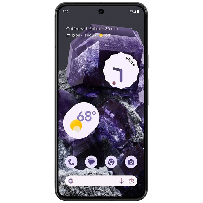 Google Pixel 8 5G (128GB, 8GB) 6.2" Fully Unlocked (GSM + Verizon) GKWS6 (Obsidian)