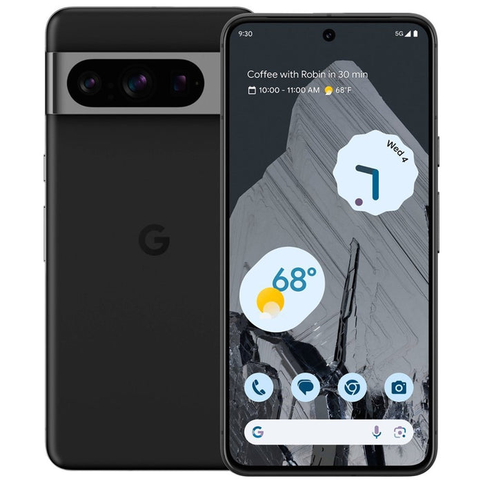 Google Pixel 8 Pro 5G (256 GB, 12 GB) 6.7" Totalmente desbloqueado G1MNW SIN ALIMENTACIÓN PARA PIEZAS (Solo para piezas/No funciona, Obsidian)