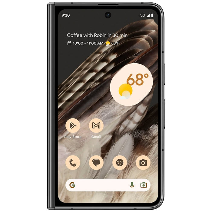 Google Pixel Fold 5G (512GB, 12GB) 7.6" Fully Unlocked (GSM + Verizon) G9FPL (Good - Refurbished, Obsidian)