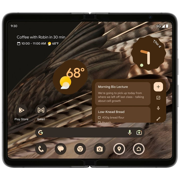 Google Pixel Fold 5G (256GB, 12GB) 7.6" Fully Unlocked (GSM + Verizon) G9FPL (Obsidian)