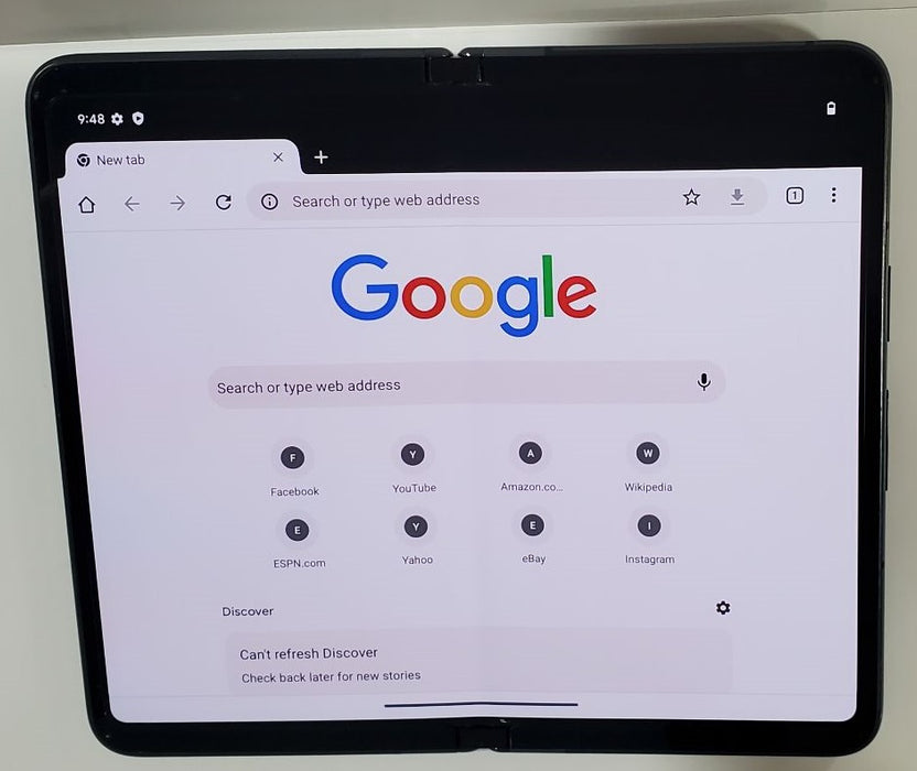 Google Pixel Fold 5G (512 GB, 12 GB) 7,6" Totalmente desbloqueado (GSM + Verizon) G9FPL (Aceptable - Reacondicionado, Obsidian)