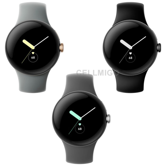Montre connectée Google Pixel Watch (41 mm, WiFi + LTE) 1,2" GWT9R pour la santé et le fitness