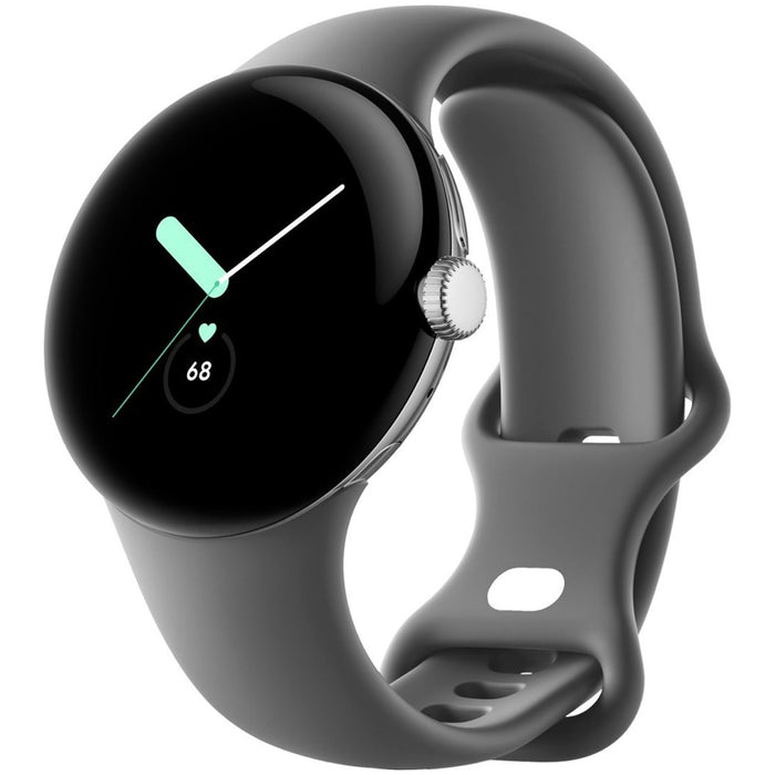 Reloj inteligente Google Pixel Watch (41 mm, WiFi + LTE) de 1,2" para la salud y la actividad física GWT9R (en buenas condiciones, reacondicionado, plateado)