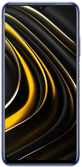 Xiaomi Poco M3 (64 GB, 4 GB) 6,53" Dual SIM GSM desbloqueado EE. UU. + Global 4G LTE (azul) (Excelente - Reacondicionado, Azul frío)