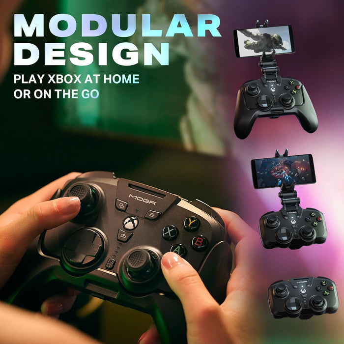 Controlador inalámbrico PowerA XP-ULTRA para Xbox, Windows, Android/TV, batería de 60 horas (excelente, reacondicionado, negro)