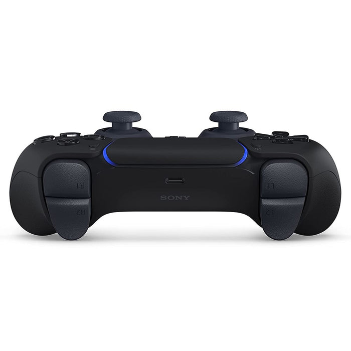 Mando inalámbrico Sony PlayStation DualSense para PS5 con garantía en color negro medianoche (negro)