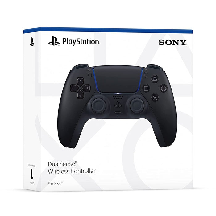 Mando inalámbrico Sony PlayStation DualSense para PS5 con garantía en color negro medianoche (negro)