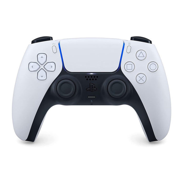 Mando inalámbrico Sony PlayStation DualSense para PS5 con garantía, color blanco (blanco)