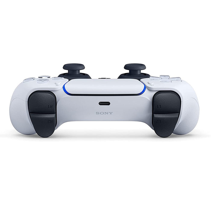 Mando inalámbrico Sony PlayStation DualSense para PS5 con garantía, color blanco (blanco)