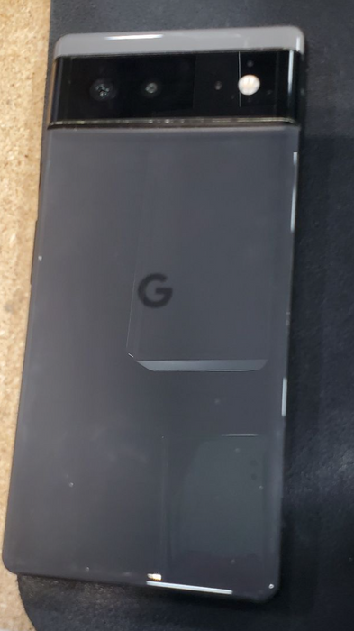 Google Pixel 6 5G (128 GB, 8 GB) 6.4" (GSM + CDMA) 4G LTE Desbloqueado SOLO PARA PIEZAS (SOLO PARA PIEZAS/NO FUNCIONA, Negro tormenta)