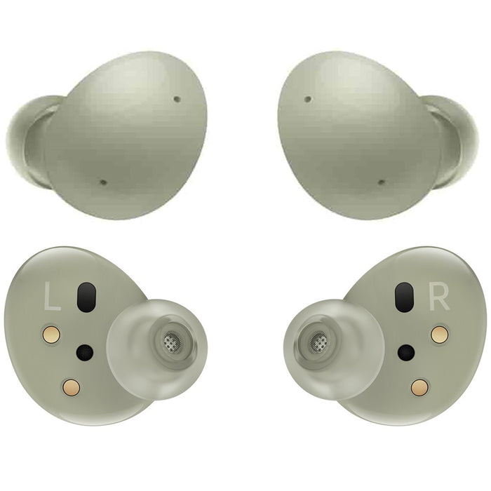 Auriculares inalámbricos Samsung Galaxy Buds2 SM-R177 con ANC y control de sonido ambiental (excelentes, reacondicionados, OLIVE)