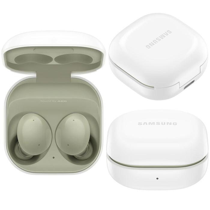 SAMSUNG Galaxy Buds2 SM-R177 Wireless Earbuds w/ ANC & Ambient Sound control (Excellent - Refurbished, OLIVE)