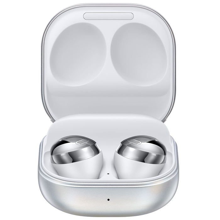 Auriculares inalámbricos Samsung Galaxy Buds Pro SM-R190 con cancelación activa de ruido (modelos iOS y Android) (excelentes, reacondicionados, color plata fantasma)